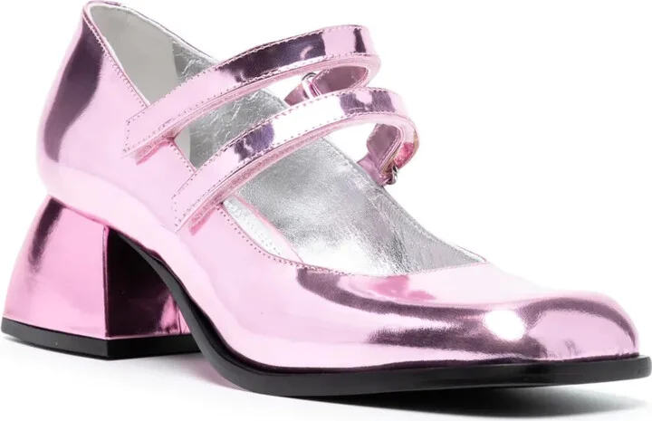 Bacara 75mm metallic pumps - Image 2