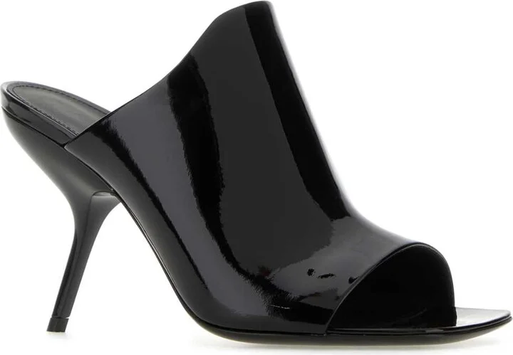 Back Leather Slide Mules - Image 2