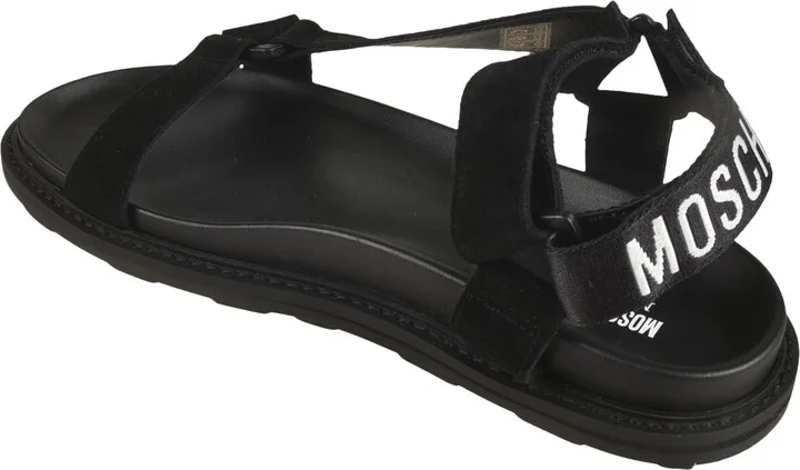 Back Logo Strap Sandals - Image 3