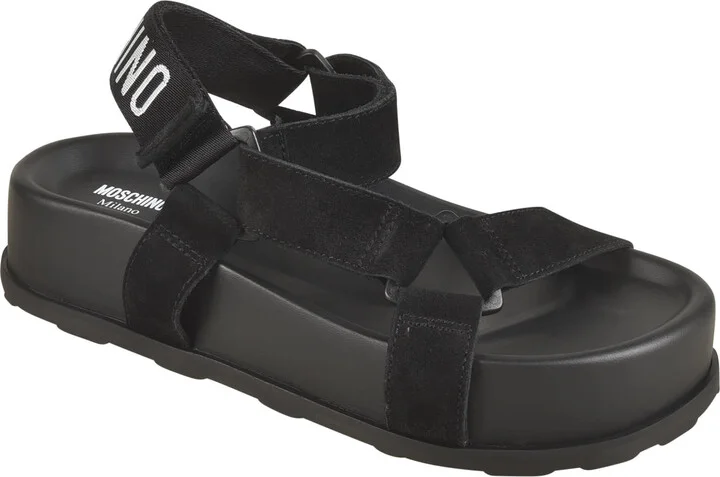 Back Logo Strap Sandals - Image 2
