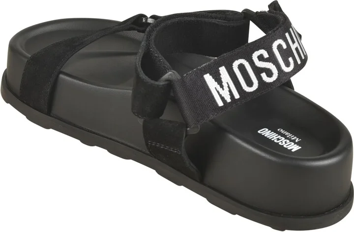 Back Logo Strap Sandals - Image 3