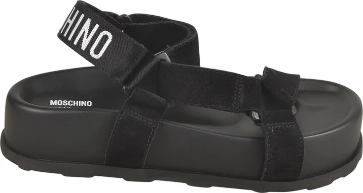 Back Logo Strap Sandals