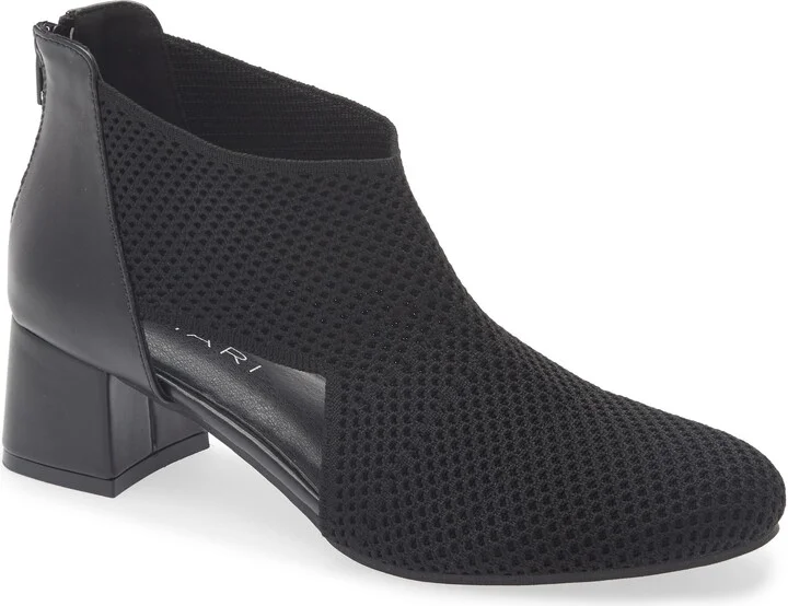 Back Zip Knit Bootie