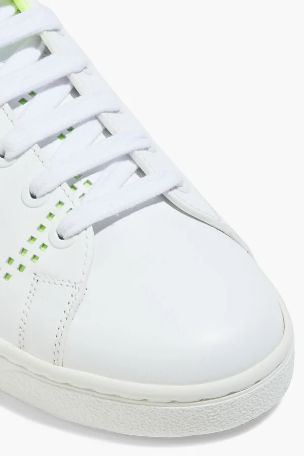 Backnet perforated leather sneakers - Image 4