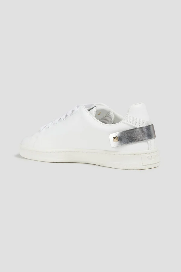 Backnet perforated leather sneakers - Image 3