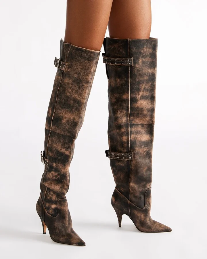 Baddie Brown Distressed - Image 2