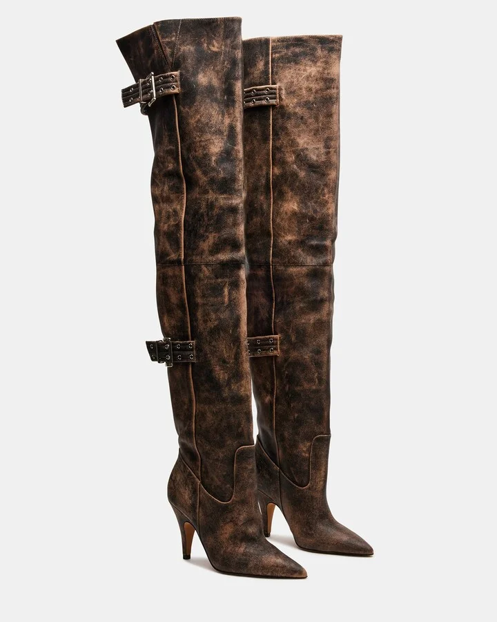 Baddie Brown Distressed - Image 3