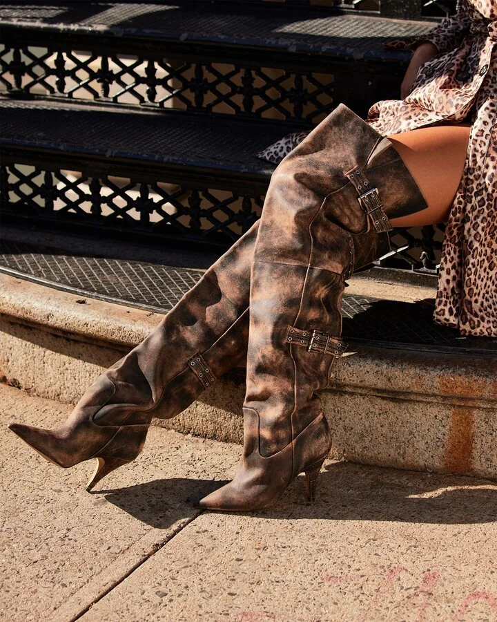 Baddie Brown Distressed - Image 7