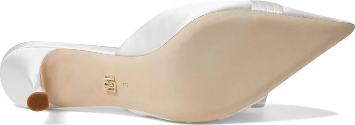 Badgley Mischka Alaya High Women's Heels Soft White : 6.5 M, Leather - Image 3