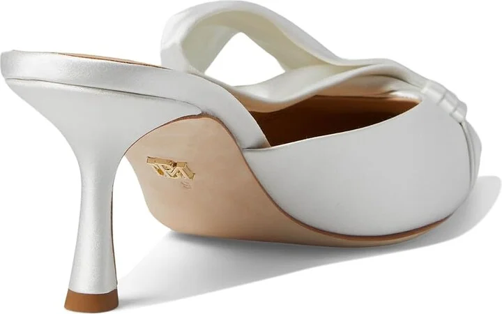 Badgley Mischka Alaya High Women's Heels Soft White : 6.5 M, Leather - Image 4