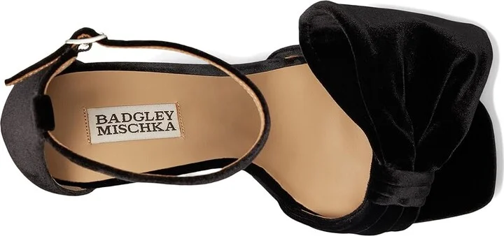Badgley Mischka Alora Women's Sandals Black : 8.5 M, Leather - Image 2