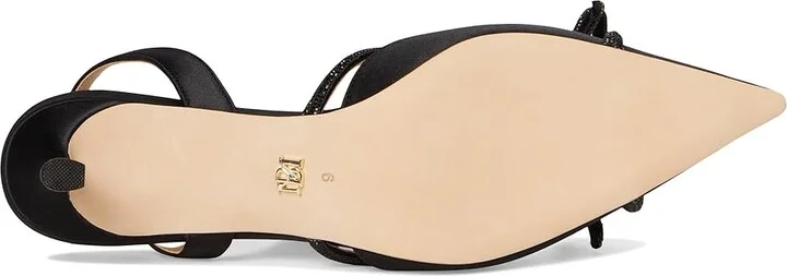 Badgley Mischka Angelina High Women's Heels Black : 10 M, Leather - Image 3