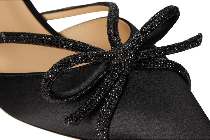 Badgley Mischka Angelina High Women's Heels Black : 10 M, Leather - Image 7