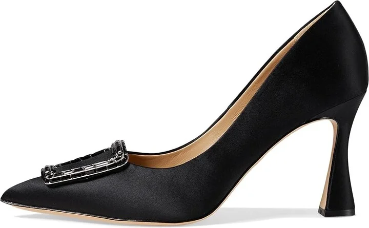Badgley Mischka Aubree High Women's Heels Soft White : 10 M, Leather - Image 9