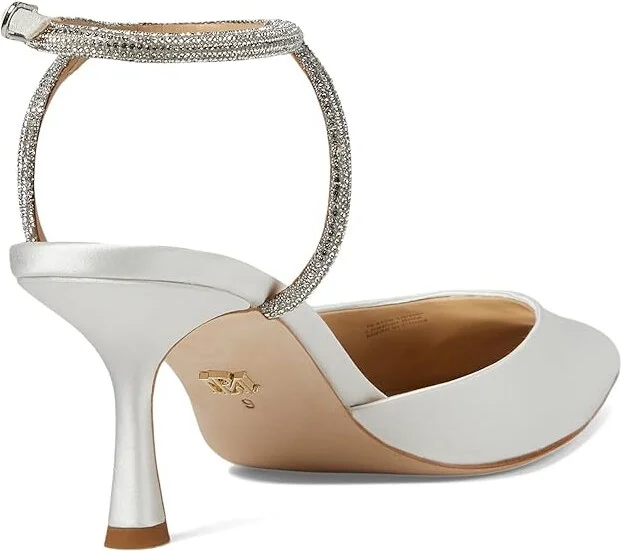 Badgley Mischka Autumn High Women's Heels Soft White : 11 M - Image 4
