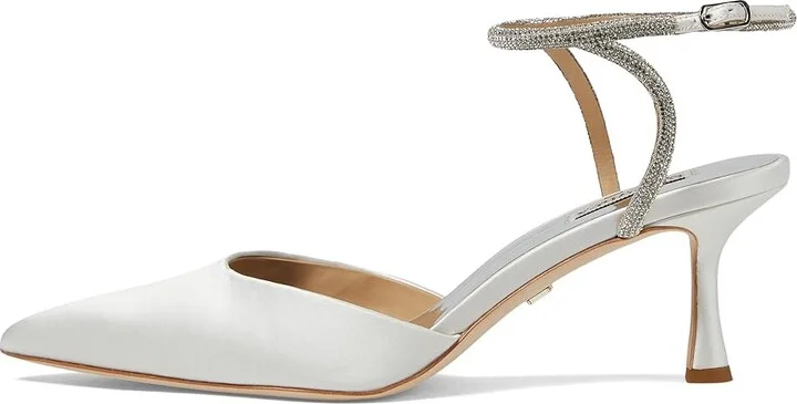 Badgley Mischka Autumn High Women's Heels Soft White : 11 M - Image 5
