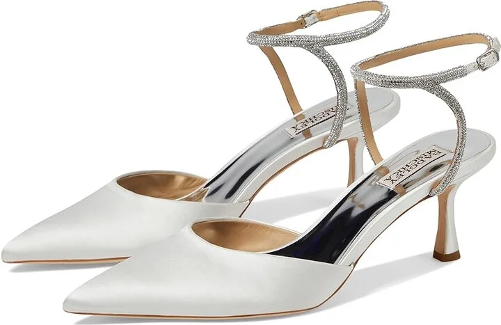 Badgley Mischka Autumn High Women's Heels Soft White : 11 M