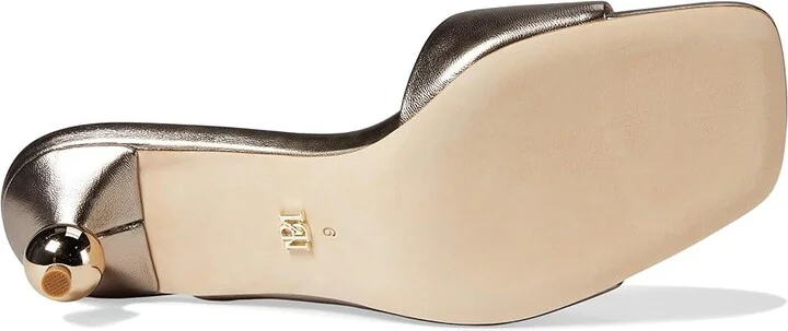 Badgley Mischka Baila Women's Sandals Light Bronze : 9 M, Leather - Image 3
