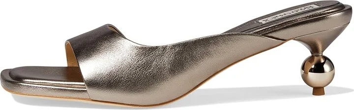 Badgley Mischka Baila Women's Sandals Light Bronze : 9 M, Leather - Image 5