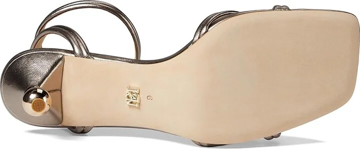 Badgley Mischka Belen Women's Sandals Light Bronze : 5 M, Leather - Image 3