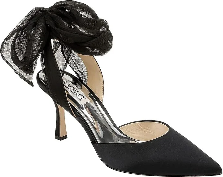 Badgley Mischka Blaze Women's Shoes Black : 5 M, Textile