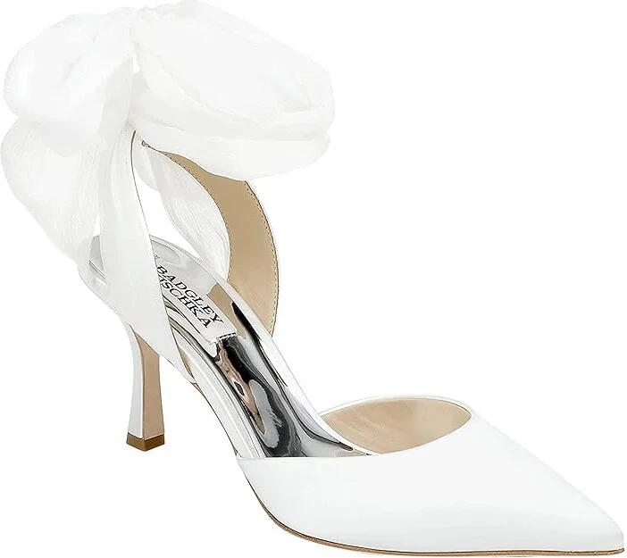 Badgley Mischka Blaze Women's Shoes Soft White : 6 M, Textile