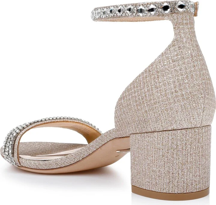 Badgley Mischka Block Heeled Sandal - Image 8