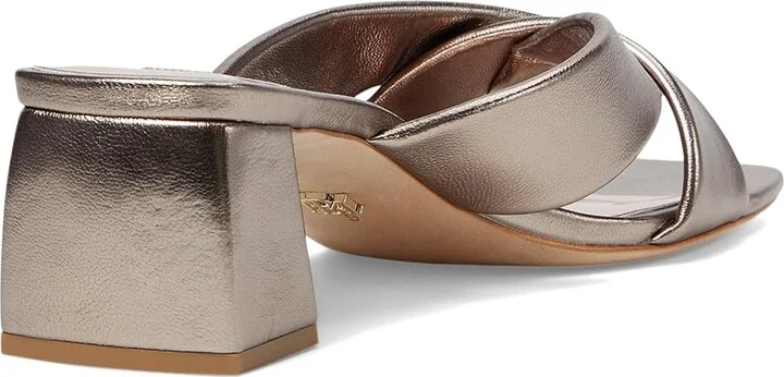 Badgley Mischka Briella Ii Women's Sandals Light Bronze : 9 M, Leather - Image 4