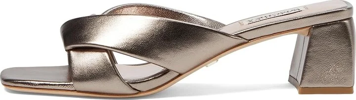 Badgley Mischka Briella Ii Women's Sandals Light Bronze : 9 M, Leather - Image 5