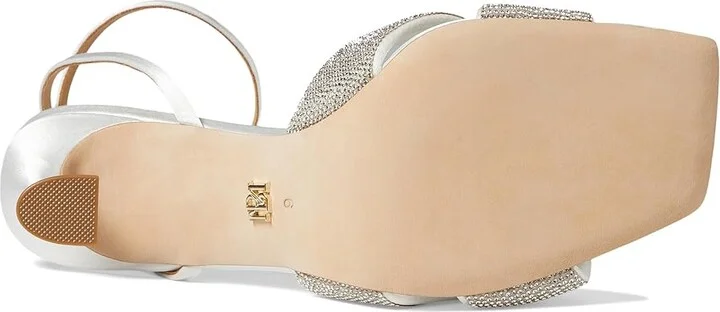 Badgley Mischka Brinlee Women's Sandals Soft White : 6 M, Leather - Image 3