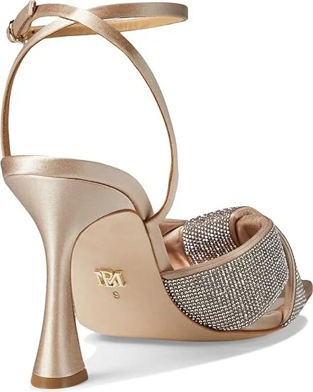 Badgley Mischka Brinlee Women's Sandals Soft White : 6 M, Leather - Image 8