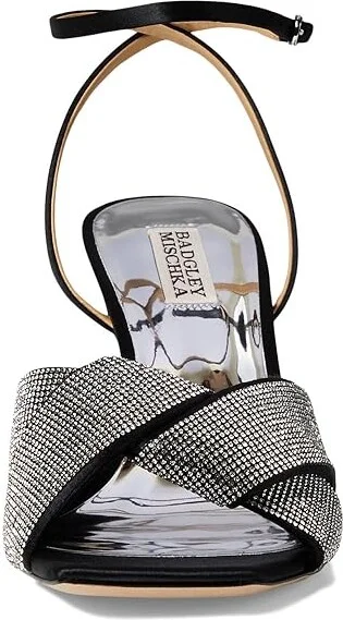 Badgley Mischka Brinlee Women's Sandals Soft White : 6 M, Leather - Image 10
