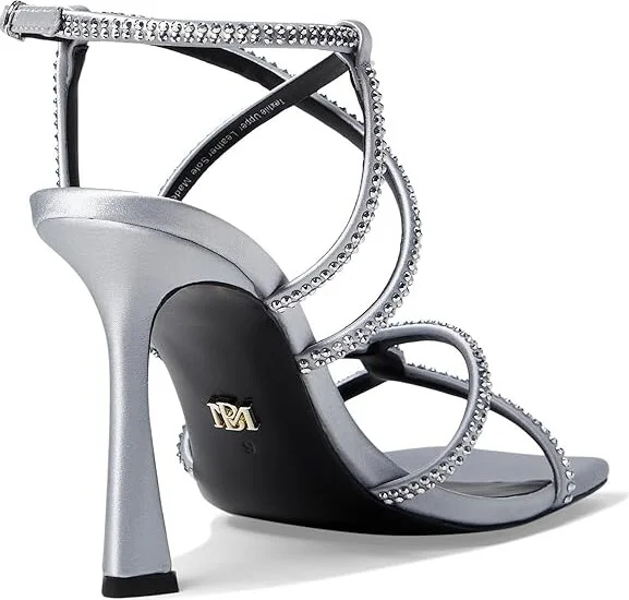 Badgley Mischka Brooke Women's Sandals Silver : 5.5 M, Leather/Rubber - Image 4