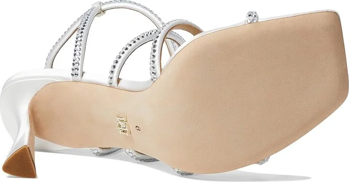 Badgley Mischka Brooke Women's Sandals Silver : 5.5 M, Leather/Rubber - Image 7