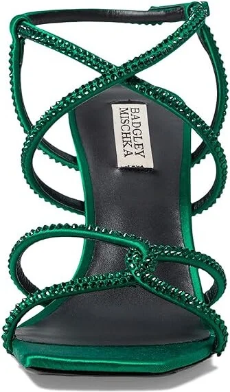 Badgley Mischka Brooke Women's Sandals Silver : 5.5 M, Leather/Rubber - Image 10