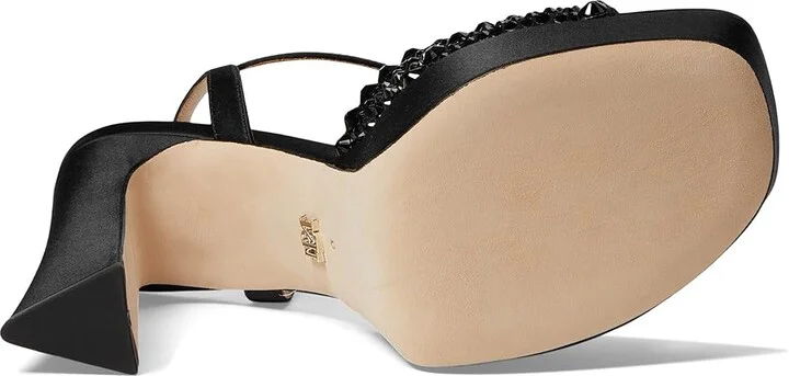 Badgley Mischka Bryleigh Women's Sandals Soft White : 9.5 M, Leather - Image 7