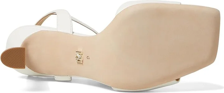 Badgley Mischka Cady Women's Sandals Soft White : 5 M, Leather - Image 3