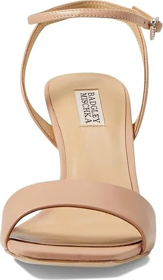 Badgley Mischka Cady Women's Sandals Soft White : 5 M, Leather - Image 10