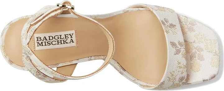 Badgley Mischka Caia Women's Sandals Black : 8.5 M, Satin - Image 10