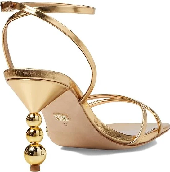 Badgley Mischka Callie Women's Sandals Black : 6.5 M, Leather - Image 8