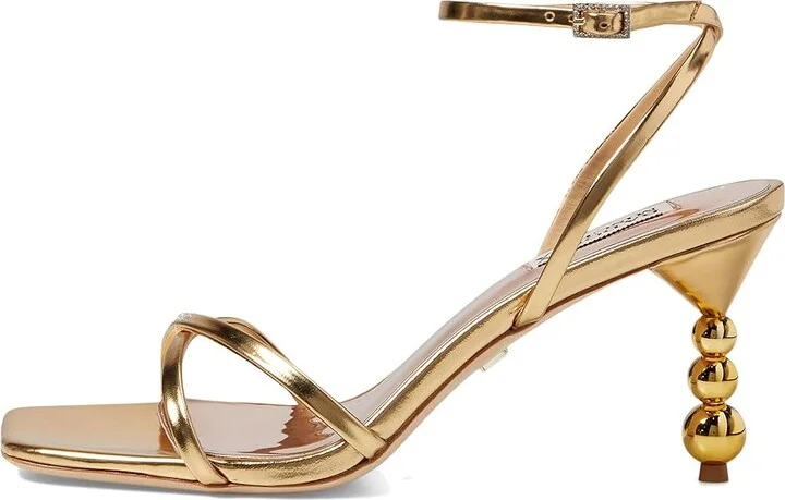 Badgley Mischka Callie Women's Sandals Black : 6.5 M, Leather - Image 9