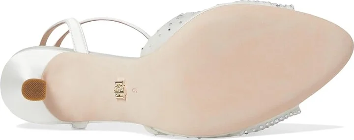 Badgley Mischka Cameryn Women's Sandals Soft White : 9 M, Leather - Image 3