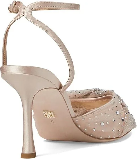 Badgley Mischka Cameryn Women's Sandals Soft White : 9 M, Leather - Image 8