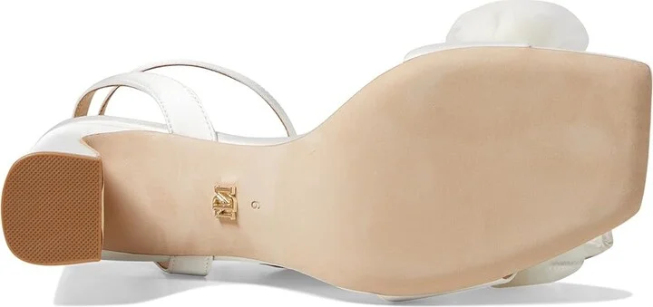 Badgley Mischka Carli Women's Sandals Soft White : 6.5 M, Leather - Image 3