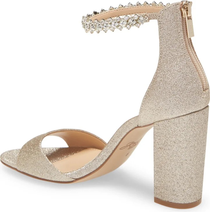 Badgley Mischka Collection Louise Ankle Strap Sandal - Image 8