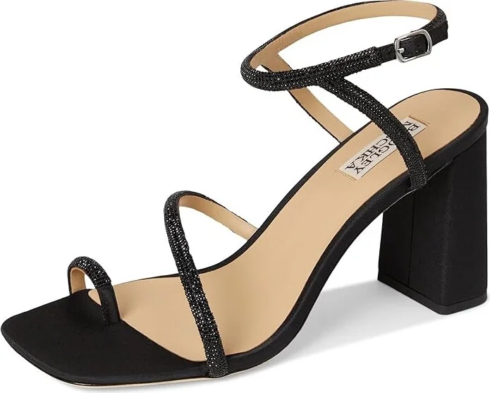 Badgley Mischka Dalilah Women's Wedge Shoes Black : 8.5 M, Synthetic - Image 5
