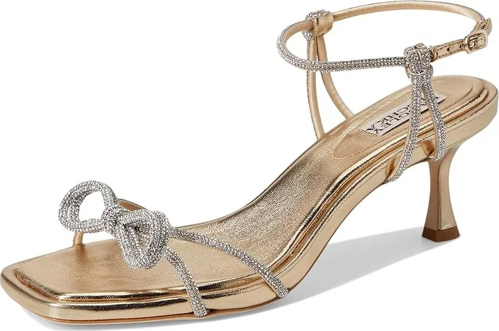 Badgley Mischka Dandelion Women's Wedge Shoes Silver : 9 M, Leather - Image 11