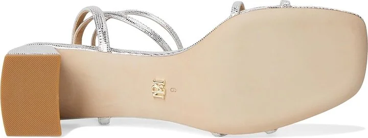 Badgley Mischka Dania Women's Wedge Shoes Silver Lizard : 7.5 M, Leather - Image 3