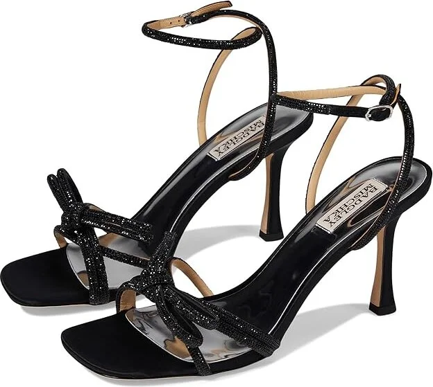 Badgley Mischka Effie Women's Shoes Black : 5.5 M, Leather
