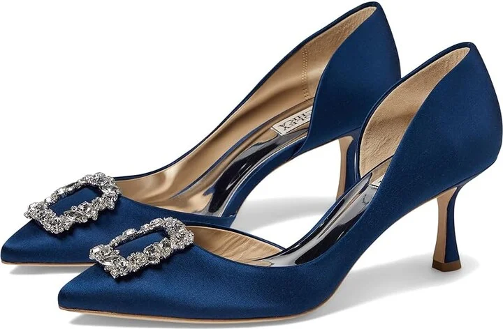 Badgley Mischka Fabia II Women's Shoes Navy : 6 M